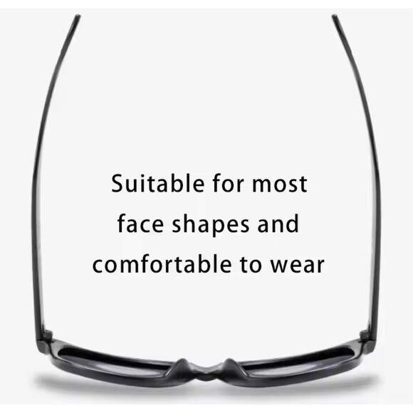 Classic Square Polarized Sunglasses Men Women Retro Black Sun Glasses Male - Picture 5 of 11